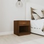 Nachttische 2 Einheiten mit eichenbrauner Schublade von vidaXL, Nachttische - Ref: Foro24-342588, Preis: 59,79 €, Rabatt: %