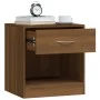 Nightstands 2 units with oak brown drawer by vidaXL, Nightstands - Ref: Foro24-342588, Price: 54,03 €, Discount: %