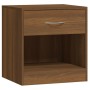 Nachttische 2 Einheiten mit eichenbrauner Schublade von vidaXL, Nachttische - Ref: Foro24-342588, Preis: 59,79 €, Rabatt: %
