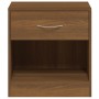 Nachttische 2 Einheiten mit eichenbrauner Schublade von vidaXL, Nachttische - Ref: Foro24-342588, Preis: 59,79 €, Rabatt: %