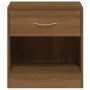 Nightstands 2 units with oak brown drawer by vidaXL, Nightstands - Ref: Foro24-342588, Price: 54,03 €, Discount: %