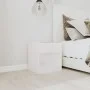 Mesitas de noche 2 unidades con cajón blanco con brillo de vidaXL, Mesitas de noche - Ref: Foro24-342585, Precio: 53,75 €, De...
