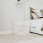 Nachttische 2 Einheiten mit weißer Schublade mit Glanz von vidaXL, Nachttische - Ref: Foro24-342585, Preis: 54,57 €, Rabatt: %