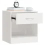 Nightstands 2 units with white drawer with gloss by vidaXL, Nightstands - Ref: Foro24-342585, Price: 53,76 €, Discount: %