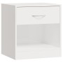 Nightstands 2 units with white drawer with gloss by vidaXL, Nightstands - Ref: Foro24-342585, Price: 54,57 €, Discount: %