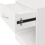Nachttische 2 Einheiten mit weißer Schublade mit Glanz von vidaXL, Nachttische - Ref: Foro24-342585, Preis: 54,57 €, Rabatt: %