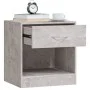 Bedside tables 2 units with concrete gray drawer by vidaXL, Nightstands - Ref: Foro24-342584, Price: 56,00 €, Discount: %