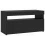 TV-Schrank mit LED-Leuchten schwarz 75x35x40 cm von vidaXL, TV-Möbel - Ref: Foro24-804393, Preis: 54,07 €, Rabatt: %