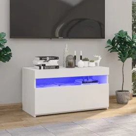 TV-Schrank mit weißen LED-Leuchten 75x35x40 cm von vidaXL, TV-Möbel - Ref: Foro24-804391, Preis: 51,88 €, Rabatt: %