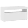 TV-Schrank mit weißen LED-Leuchten 75x35x40 cm von vidaXL, TV-Möbel - Ref: Foro24-804391, Preis: 51,88 €, Rabatt: %