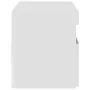 Mueble de TV con luces LED blanco 75x35x40 cm de vidaXL, Muebles TV - Ref: Foro24-804391, Precio: 51,88 €, Descuento: %