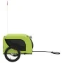 Remolque de bicicleta mascotas hierro tela Oxford verde negro de vidaXL, Cochecitos para mascotas - Ref: Foro24-94004, Precio...
