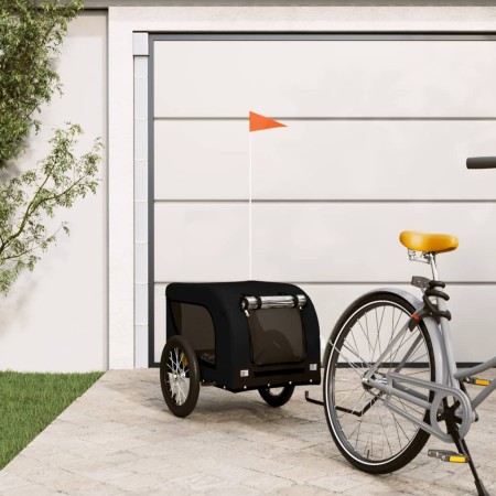 Fahrradanhänger Haustiere Eisen Stoff Oxford schwarz von vidaXL, Kinderwagen für Haustiere - Ref: Foro24-94003, Preis: 93,79 ...