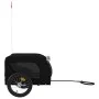 Black Oxford fabric iron pet bicycle trailer by vidaXL, pet strollers - Ref: Foro24-94003, Price: 101,62 €, Discount: %