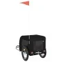 Fahrradanhänger Haustiere Eisen Stoff Oxford schwarz von vidaXL, Kinderwagen für Haustiere - Ref: Foro24-94003, Preis: 99,63 ...