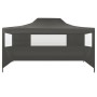 Professional folding tent with 3 anthracite steel walls 3x4 m by vidaXL, Tents and gazebos - Ref: Foro24-48896, Price: 141,81...
