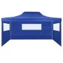 Professional folding tent with 3 walls blue steel 3x4 m by vidaXL, Tents and gazebos - Ref: Foro24-48890, Price: 160,92 €, Di...