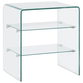 Mesa de centro de vidrio templado 50x40x56 cm de vidaXL, Mesas de centro - Ref: Foro24-284727, Precio: 182,88 €, Descuento: %