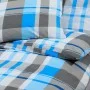 Juego de funda nórdica algodón azul y gris 240x220 cm de vidaXL, Fundas de nórdico - Ref: Foro24-136064, Precio: 26,38 €, Des...