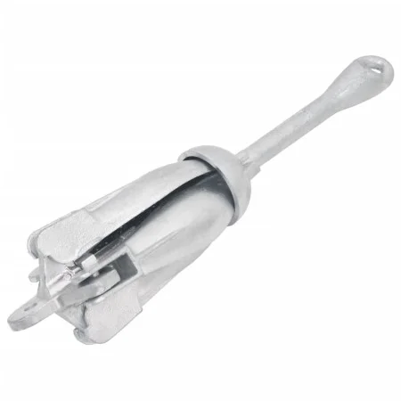 Silberner Klappanker aus Temperguss, 1,5 kg von vidaXL, Anker - Ref: Foro24-94281, Preis: 19,11 €, Rabatt: %