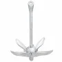 Folding anchor with silver malleable iron rope 3.2 kg by vidaXL, Anchors - Ref: Foro24-94286, Price: 40,60 €, Discount: %