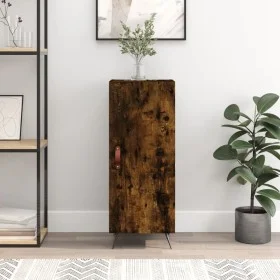 Smoked oak engineered wood sideboard 34.5x34x90 cm by vidaXL, Sideboards - Ref: Foro24-828513, Price: 57,29 €, Discount: %