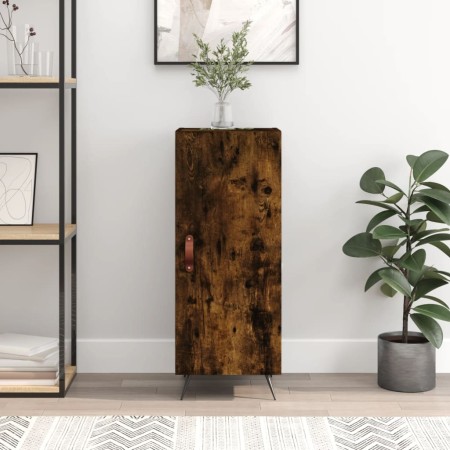 Sideboard aus geräuchertem Eichenholzwerkstoff, 34,5 x 34 x 90 cm von vidaXL, Sideboards - Ref: Foro24-828513, Preis: 58,03 €...