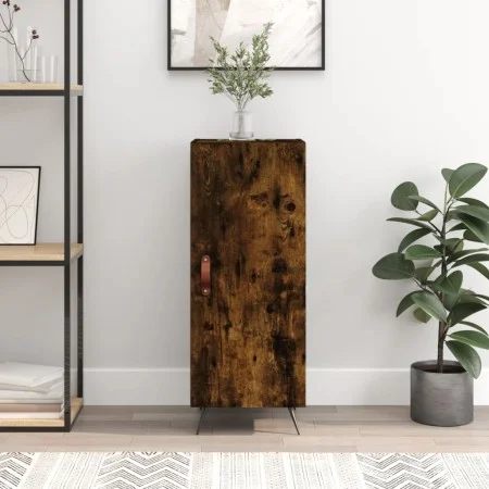 Smoked oak engineered wood sideboard 34.5x34x90 cm by vidaXL, Sideboards - Ref: Foro24-828513, Price: 57,29 €, Discount: %