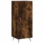 Smoked oak engineered wood sideboard 34.5x34x90 cm by vidaXL, Sideboards - Ref: Foro24-828513, Price: 57,29 €, Discount: %