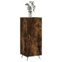 Aparador madera de ingeniería roble ahumado 34,5x34x90 cm de vidaXL, Aparadores - Ref: Foro24-828513, Precio: 57,29 €, Descue...