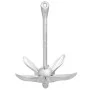 Ancla plegable hierro maleable plateado 2,5 kg de vidaXL, Anclas - Ref: Foro24-94282, Precio: 24,93 €, Descuento: %