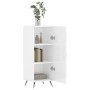 Hochglanzweißes Sperrholz-Sideboard 34,5 x 34 x 90 cm von vidaXL, Sideboards - Ref: Foro24-828510, Preis: 62,57 €, Rabatt: %