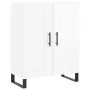 Hochglanzweißes Sperrholz-Sideboard 69,5 x 34 x 90 cm von vidaXL, Sideboards - Ref: Foro24-830222, Preis: 91,44 €, Rabatt: %