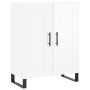 Hochglanzweißes Sperrholz-Sideboard 69,5 x 34 x 90 cm von vidaXL, Sideboards - Ref: Foro24-830222, Preis: 92,55 €, Rabatt: %