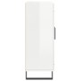 Glossy white plywood sideboard 69.5x34x90 cm by vidaXL, Sideboards - Ref: Foro24-830222, Price: 92,55 €, Discount: %