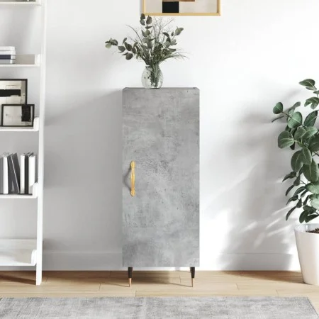 Gray concrete plywood sideboard 34.5x34x90 cm by vidaXL, Sideboards - Ref: Foro24-828520, Price: 56,07 €, Discount: %