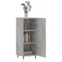 Gray concrete plywood sideboard 34.5x34x90 cm by vidaXL, Sideboards - Ref: Foro24-828520, Price: 56,07 €, Discount: %