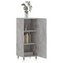 Sideboard aus grauem Betonsperrholz 34,5x34x90 cm von vidaXL, Sideboards - Ref: Foro24-828520, Preis: 56,79 €, Rabatt: %