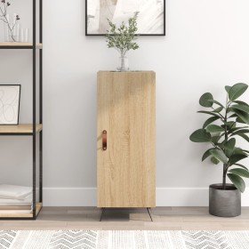 Sideboard aus Sonoma-Eichensperrholz, 34,5 x 34 x 90 cm von vidaXL, Sideboards - Ref: Foro24-828511, Preis: 57,11 €, Rabatt: %