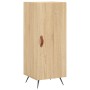 Sideboard aus Sonoma-Eichensperrholz, 34,5 x 34 x 90 cm von vidaXL, Sideboards - Ref: Foro24-828511, Preis: 57,08 €, Rabatt: %