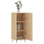Sideboard aus Sonoma-Eichensperrholz, 34,5 x 34 x 90 cm von vidaXL, Sideboards - Ref: Foro24-828511, Preis: 57,08 €, Rabatt: %