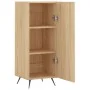 Sonoma oak plywood sideboard 34.5x34x90 cm by vidaXL, Sideboards - Ref: Foro24-828511, Price: 56,41 €, Discount: %