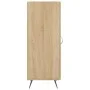 Sonoma oak plywood sideboard 34.5x34x90 cm by vidaXL, Sideboards - Ref: Foro24-828511, Price: 56,41 €, Discount: %