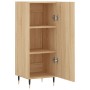 Sideboard aus Sonoma-Eichensperrholz, 34,5 x 34 x 90 cm von vidaXL, Sideboards - Ref: Foro24-828519, Preis: 56,71 €, Rabatt: %