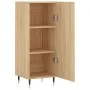 Sideboard aus Sonoma-Eichensperrholz, 34,5 x 34 x 90 cm von vidaXL, Sideboards - Ref: Foro24-828519, Preis: 56,07 €, Rabatt: %