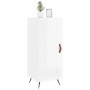 Glossy white plywood sideboard 34.5x34x90 cm by vidaXL, Sideboards - Ref: Foro24-830414, Price: 62,48 €, Discount: %