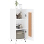 Hochglanzweißes Sperrholz-Sideboard 34,5 x 34 x 90 cm von vidaXL, Sideboards - Ref: Foro24-830414, Preis: 62,48 €, Rabatt: %