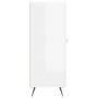 Glossy white plywood sideboard 34.5x34x90 cm by vidaXL, Sideboards - Ref: Foro24-830414, Price: 62,48 €, Discount: %
