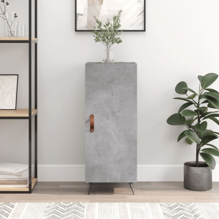 Aparador de madera contrachapada gris hormigón 34,5x34x90 cm de vidaXL, Aparadores - Ref: Foro24-828512, Precio: 57,25 €