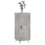 Aparador de madera contrachapada gris hormigón 34,5x34x90 cm de vidaXL, Aparadores - Ref: Foro24-828512, Precio: 57,25 €
